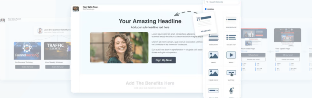 ClickFunnels Landing page builder
