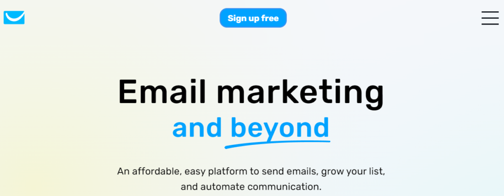 Best email marketing software GetResponse email marketing homepage